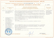Область действия сертификата соответствия